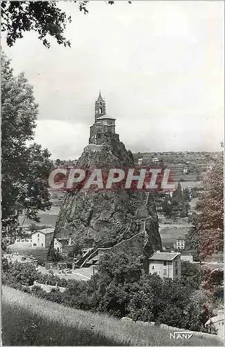 Cartes postales moderne Le puy (haute loire) alt 630 m 143 le rocher saint michel avec l escalier taille dans le roc (26