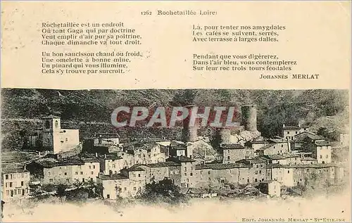 Cartes postales 1262 rochetaillee loire