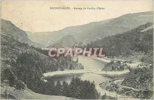 Cartes postales Rochetaillee barrage du gouffre d enfer