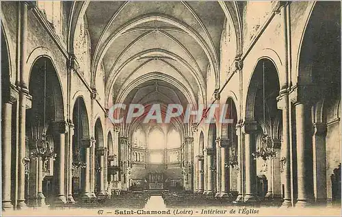 Ansichtskarte AK Saint chamond(loire) interieur de l eglise