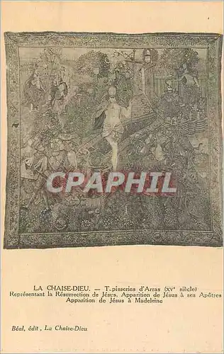 Ansichtskarte AK La chaise dieu tapisserie d arras (xv siecle) representant la resurrection de jesus apparition d