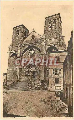 Cartes postales La chaise dieu l eglise portail xiv