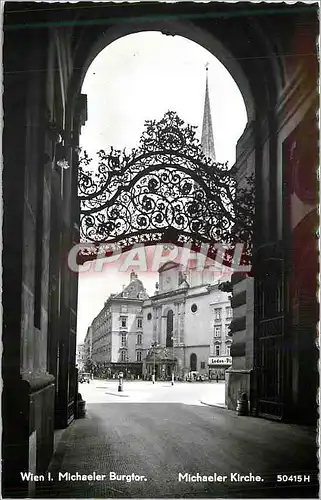 Cartes postales moderne Vienne eglise st michel Wien i michaeler burgtor michaeler kirche 50415
