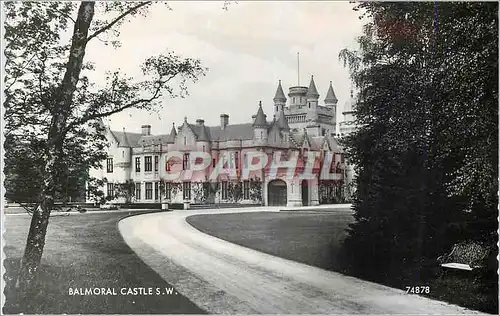 Cartes postales moderne Balmoral castle s w