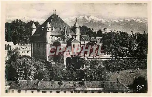 Cartes postales 15 lausanne les alpes le chateau et l esplanade