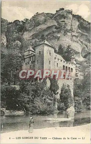 Ansichtskarte AK 4 les gorges du tarn chateau de la caze