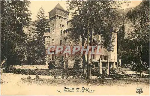 Ansichtskarte AK Les gorges du tarn chateau de la caze