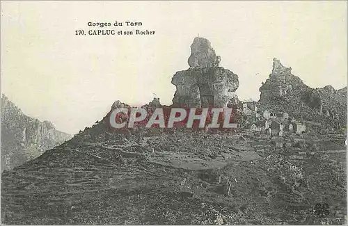 Ansichtskarte AK Les gorges du tarn 170 capluc et son rocher