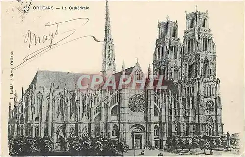 Cartes postales 230 orleans la cathedrale