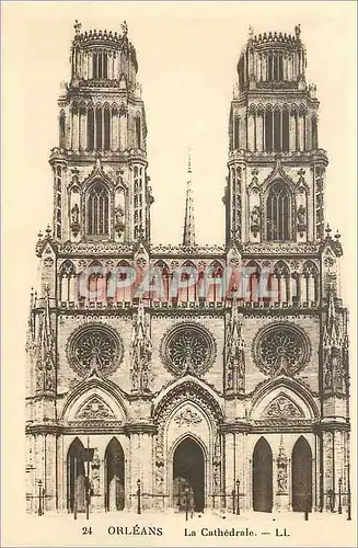 Cartes postales 24 orleans la cathedral