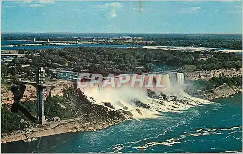 Cartes postales The american falls niagara falls ontario canada