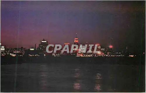 Cartes postales Toronto ontario canada an impressive view of the skyline of toronto at night as seen from the to