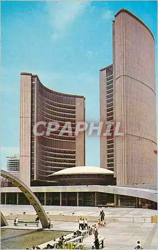 Moderne Karte The new city hall toronto ontario canada and nathan phillips square