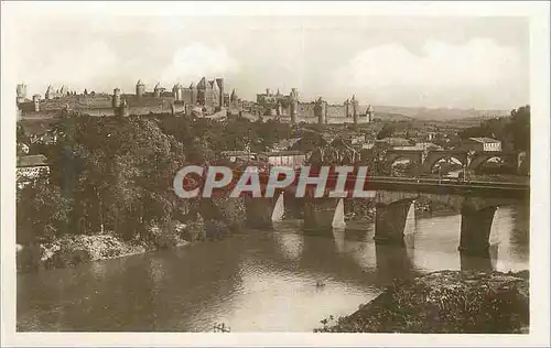 Cartes postales 30 Carcassonne les bonds de l'aude et la cite