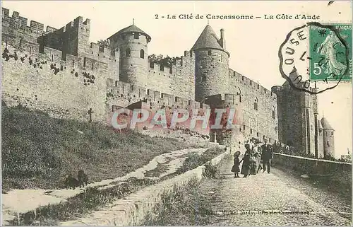 Cartes postales 2 la cite de carcassonne la cote d aude