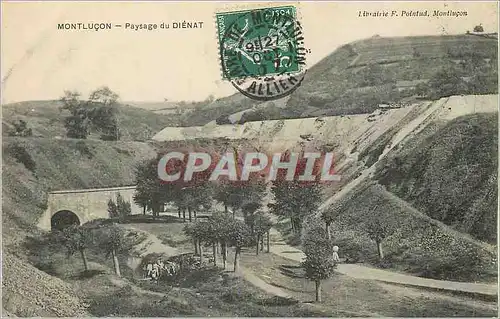 Cartes postales montlucon paysage du dienat