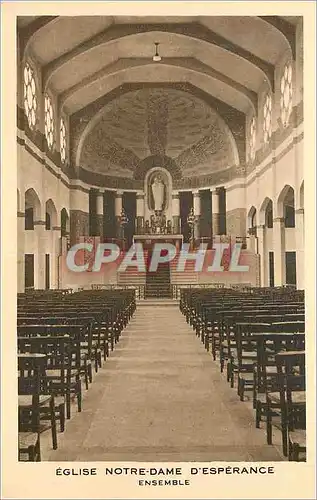 Cartes postales Eglise notre dame d esperance ensemble