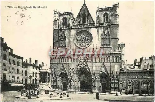 Cartes postales Lyon cathedrale saint jean