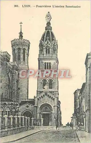 Cartes postales 201 lyon fourviere l ancien sanctuaire