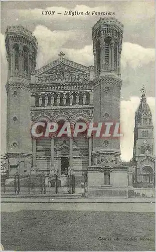 Cartes postales Lyon l eglise de fourviere