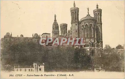 Cartes postales 264 lyon notre dame de fourviere l abside e r