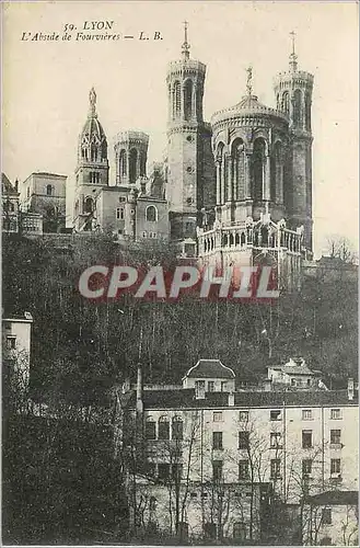 Cartes postales 59 lyon l abside de fourviere l b