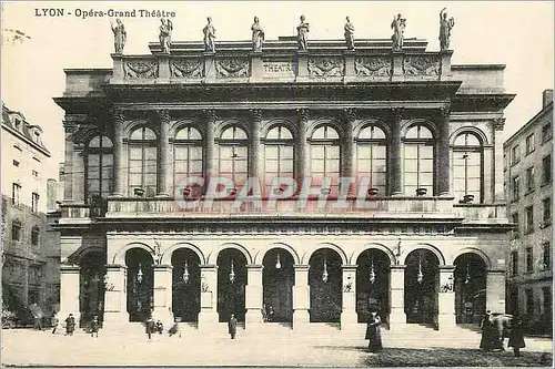 Ansichtskarte AK Lyon opera grand theatre