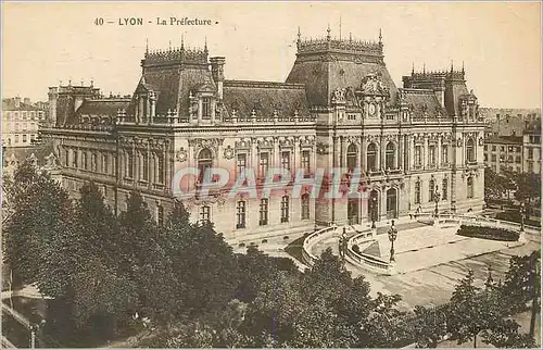 Cartes postales Lyon la prefecture