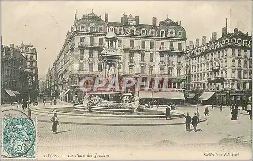 Cartes postales Lyon la place des jacobins