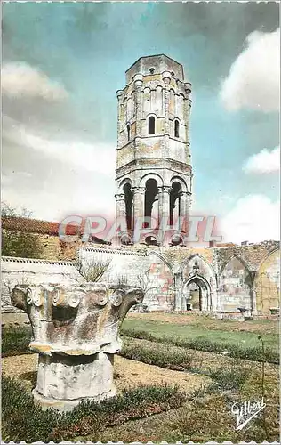 Cartes postales moderne 11 019 charroux(vienne) ancienne abbaye tour charlemagne xi s(mon hist classe)