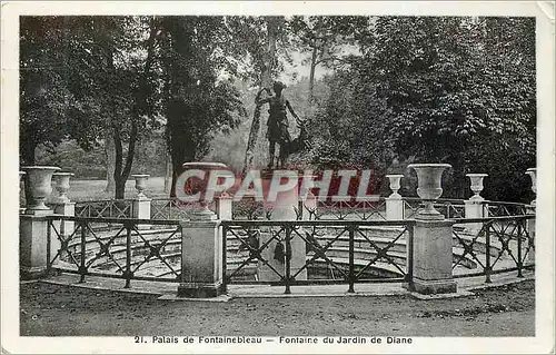 Ansichtskarte AK 21 palais de fontainebleau fontaine du jardin de diane