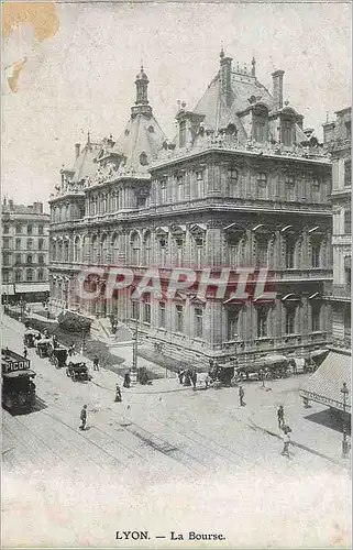 Cartes postales Lyon la bourse