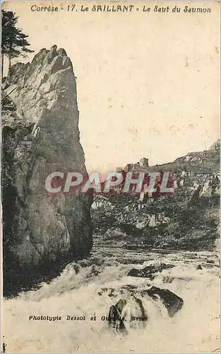 Cartes postales Correze 17 le saillant le saut du saumon