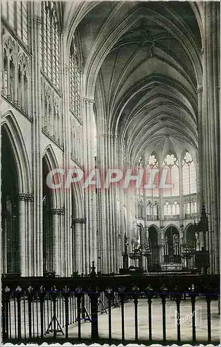 Cartes postales moderne 24 troyes (aube) interieur de la cathedrale saint pierre