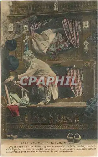 Cartes postales 2529 le bain de la belle merivonne