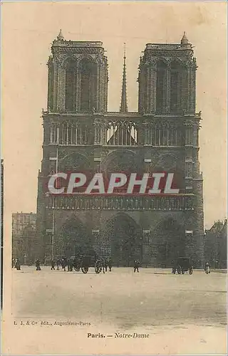 Cartes postales Paris notre dame