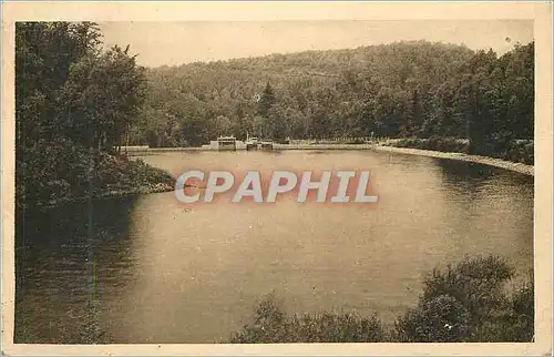 Cartes postales 126 en morvan le sant de la canche barrage de l usine electrique