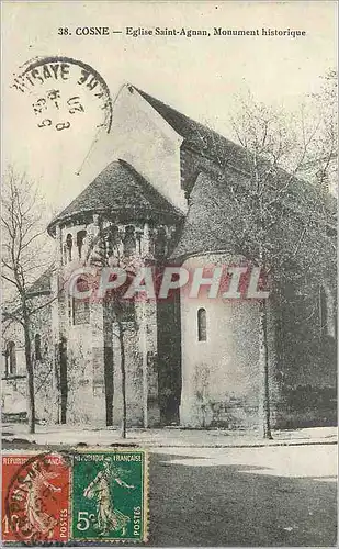 Ansichtskarte AK 38 cosne eglise saint agnan monument historique