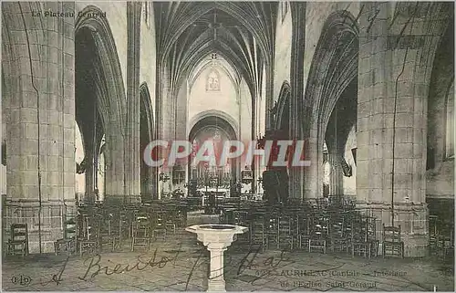 Cartes postales Aurillac interieur de l eglise saint geraud