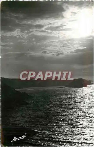 Cartes postales moderne P 1237 hendaye crepuscule sur les falaises