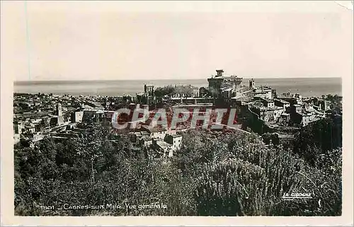 Cartes postales moderne 1801 cagnes sur mer vue generale