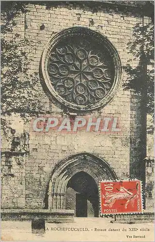Cartes postales La rochefoucauld rosace datant du xiii siecle