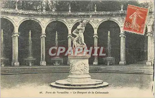 Cartes postales 46 parc de versailles le bosquet de la colonnade