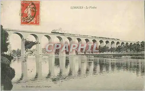 Ansichtskarte AK Limoges le viaduc Train