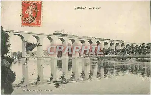 Cartes postales Limoges le viaduc Train