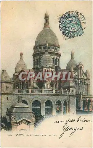 Cartes postales 220 paris le sacre coeur