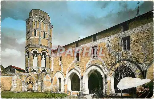 Cartes postales moderne Cx7 charroux (vienne) ancienne abbaye et tour charlemagne xi s(monument historique)