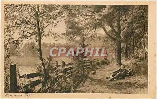 Cartes postales Einsamer weg