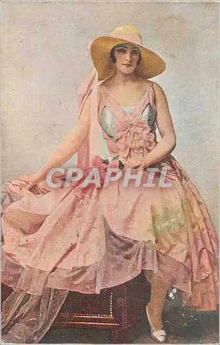 Cartes postales 5896 etcheverry portrait rose