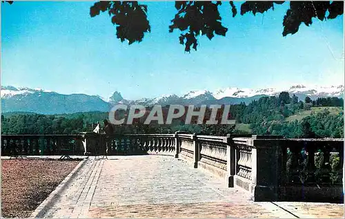 Cartes postales moderne Pau (b p) la chaine des pyrenees vue du boulevard